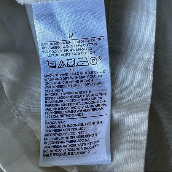 New! GAP Fit & Flare Racerback Midi Dress Size Medium 47852 - Picture 12 of 13